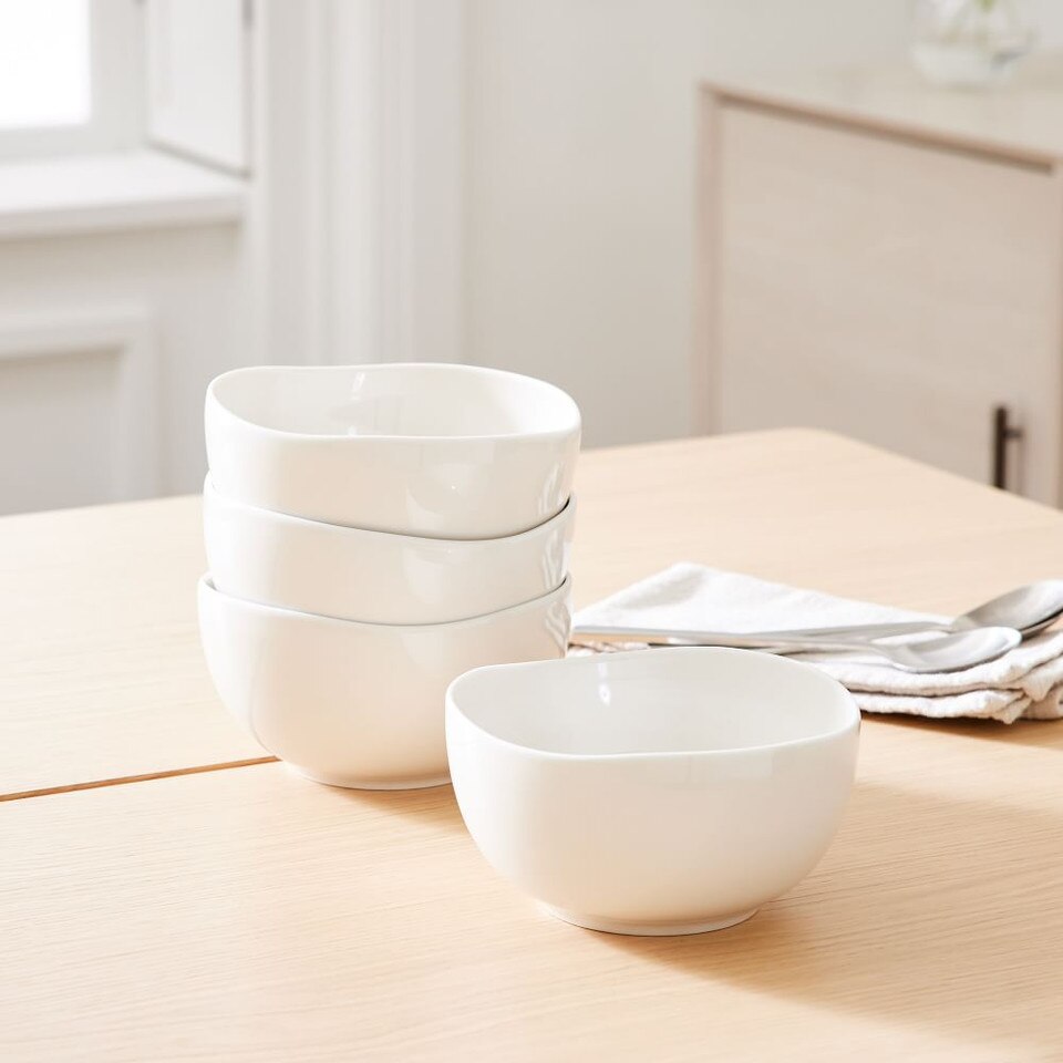 Organic Porcelain Cereal Bowls West Elm UK